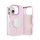 Etui do telefonów TECH-PROTECT Silicone Pure Magsafe do iPhone 16 Pro pink pearl 5906302372577